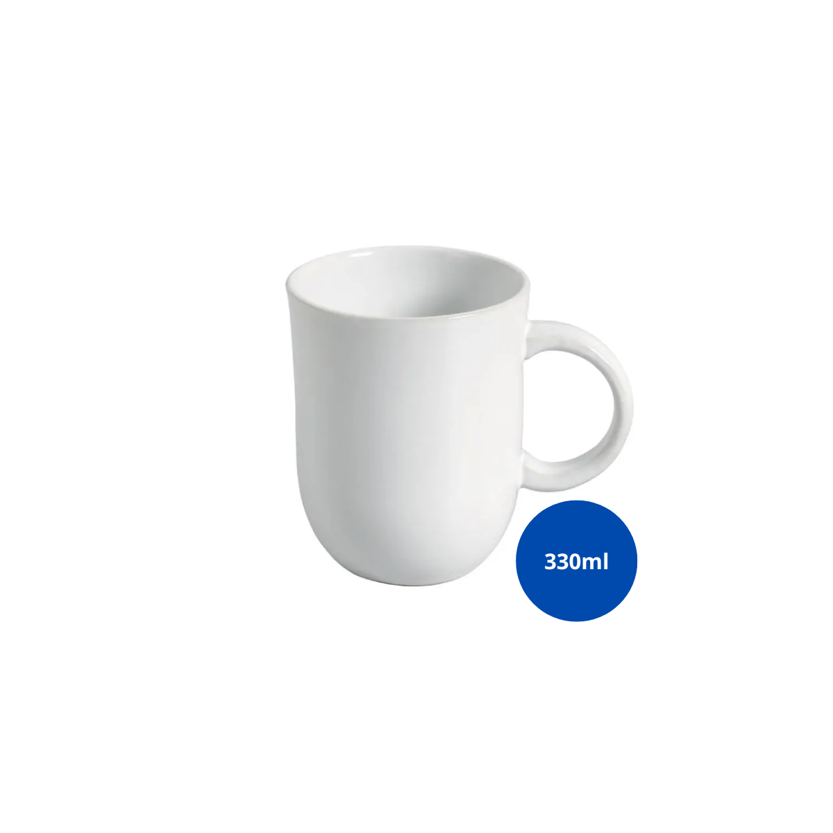 CANECA COUP STONEWARE GRANDE NEW WHITE - 330 ML