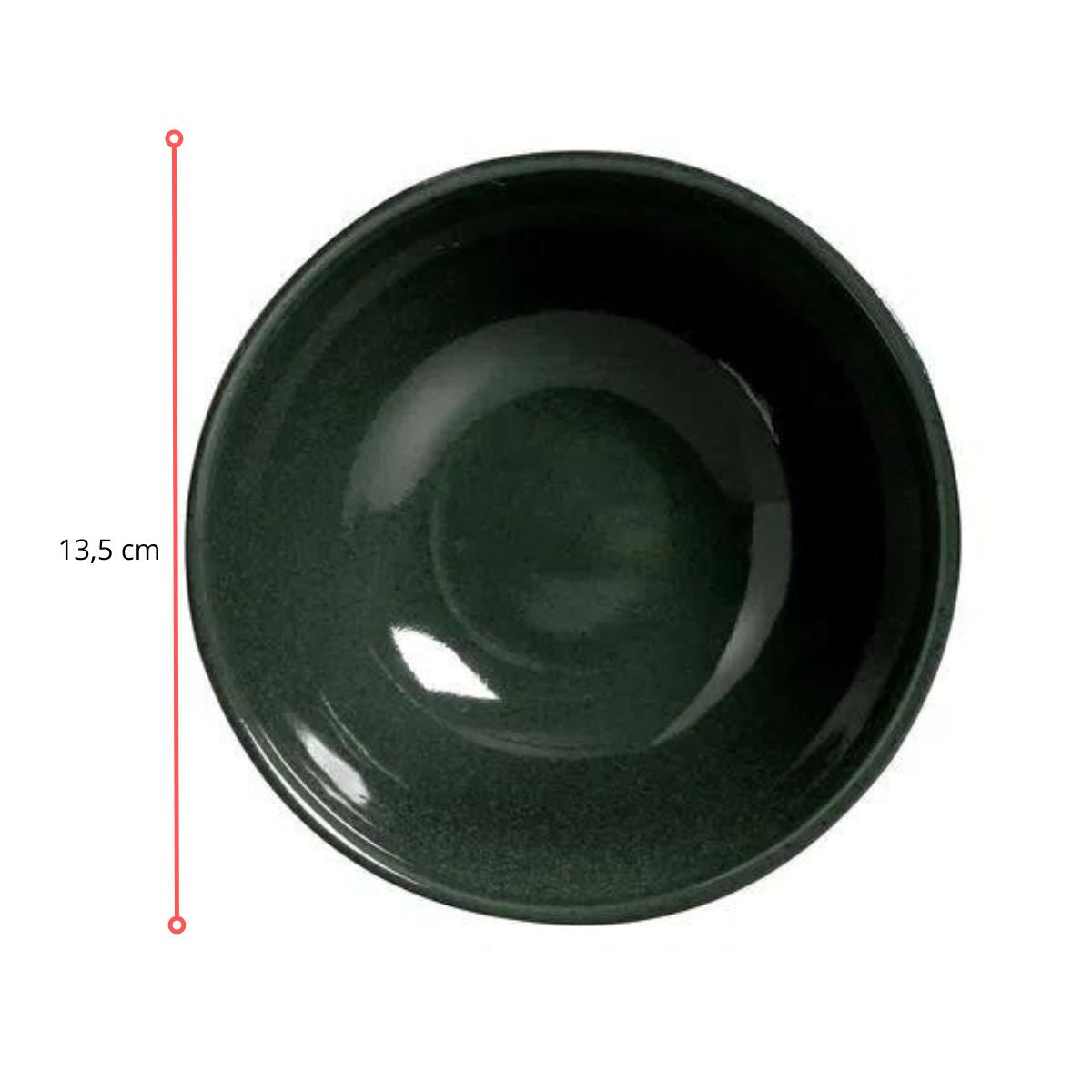 128479 - CUMBUCA COUP STONEWARE GREENERY 13,5 CM - CX 6 PCS