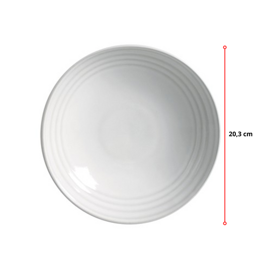 PRATO FUNDO COUP STONEWARE LUMINA - 20,3 CM