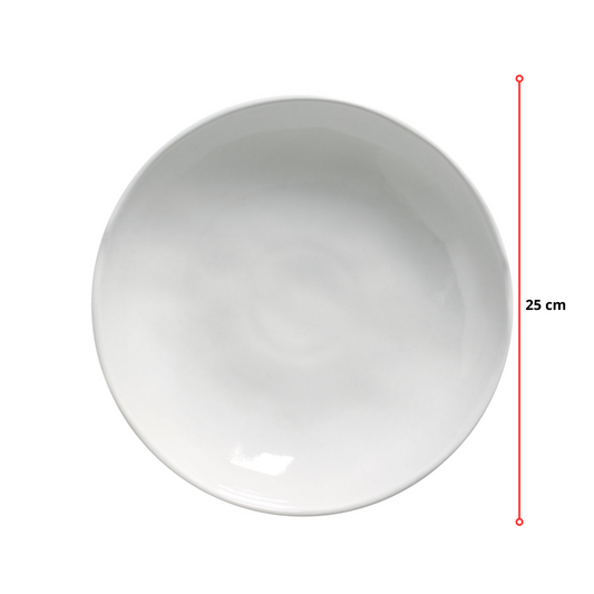 PRATO FUNDO BIO NEW WHITE - 25 CM