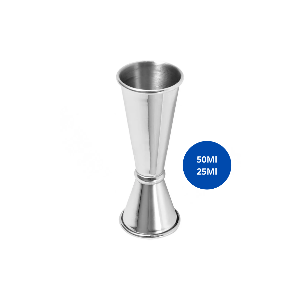 DOSADOR BEBIDA DUPLO 25/50 ML INOX