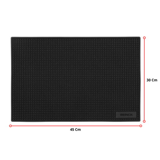 TAPETE ESCORREDOR P/ BAR 45 X 30 CM PT