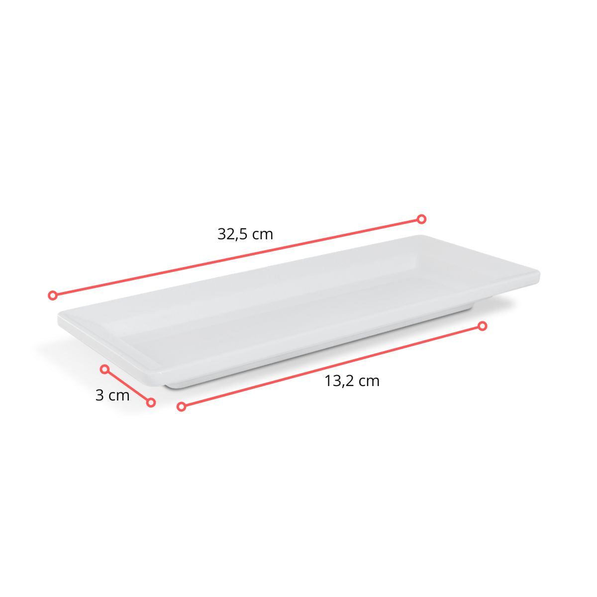 128238 - TRAVESSA GASTRONORM GN2/8 BC 32,5 X 13,2 X 3 CM (DF) - UNID