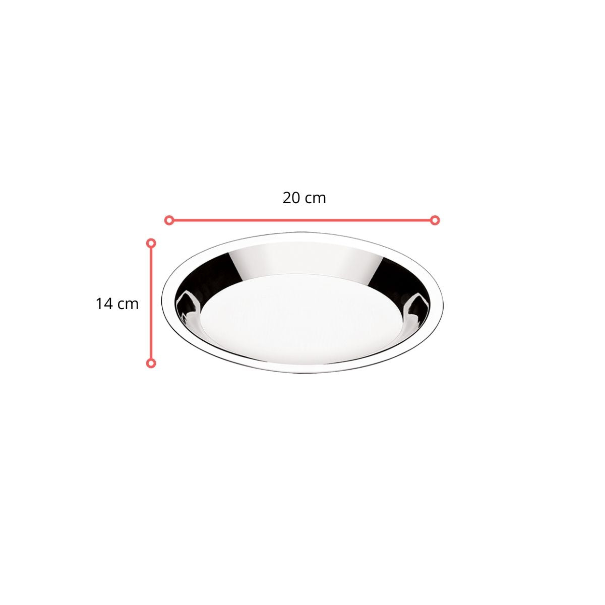 127167 - TRAVESSA OVAL FUNDA 20 CM JORNATA - SE - UNID