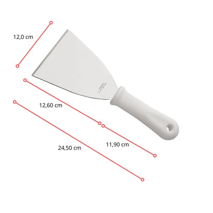 1049 - ESPÁTULA RETA 120" MM CABO BRANCO - UNID