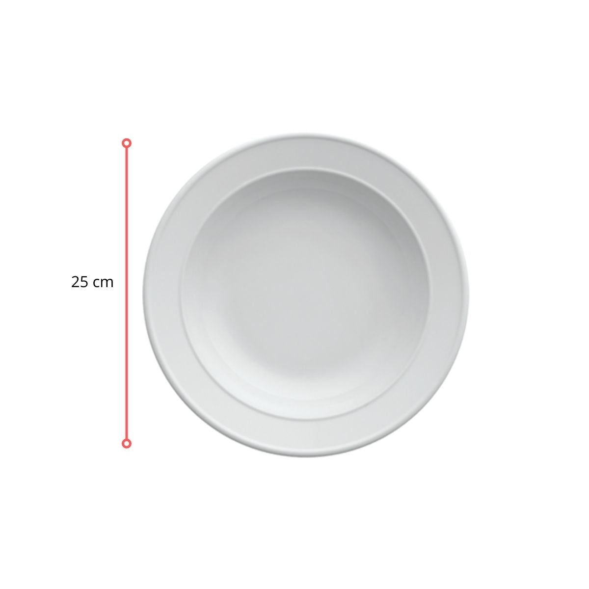 125149 - PRATO FUNDO CLASSE ÚNICA BUFFET PRO - CX 24 PCS