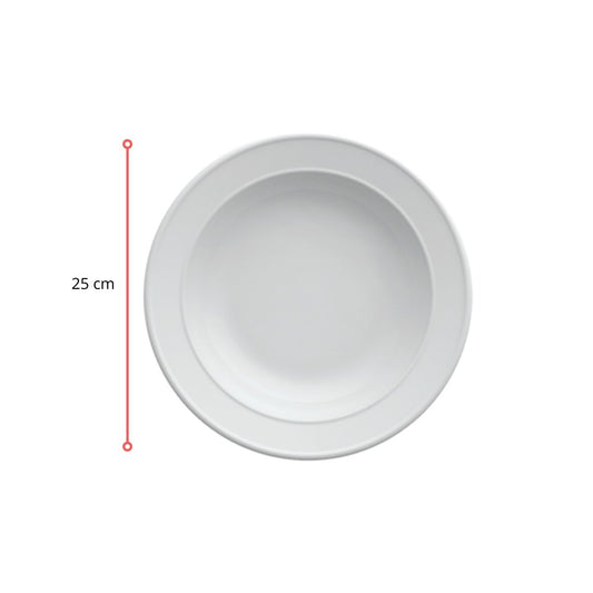 125149 - PRATO FUNDO CLASSE ÚNICA BUFFET PRO - CX 24 PCS