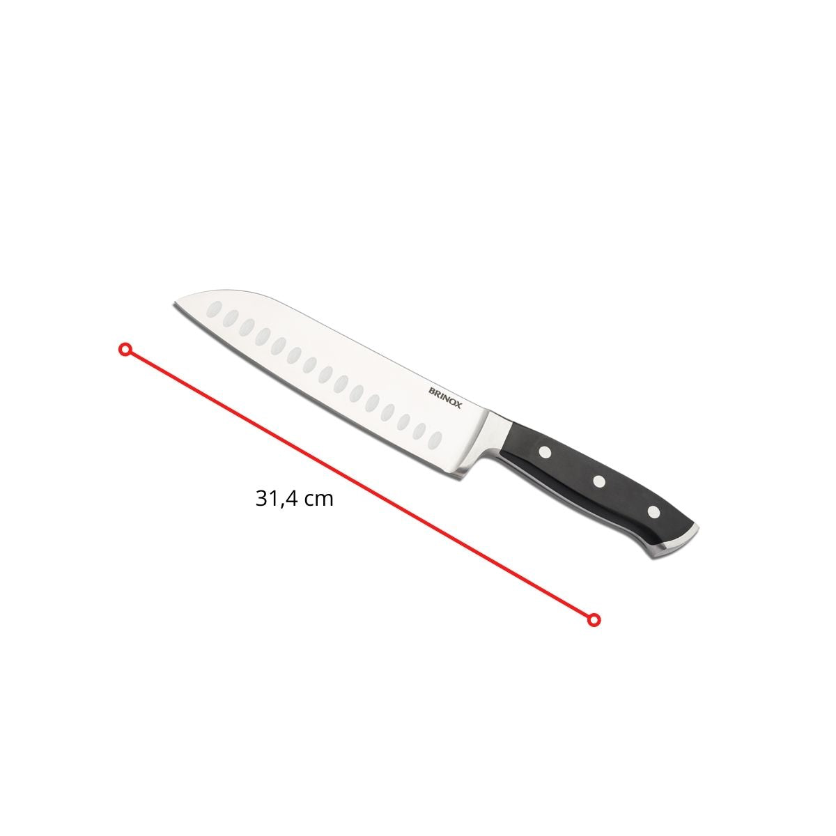 126987 - FACA PARA FATIAR PICAR SANTOKU 7" INFINITY - UNID